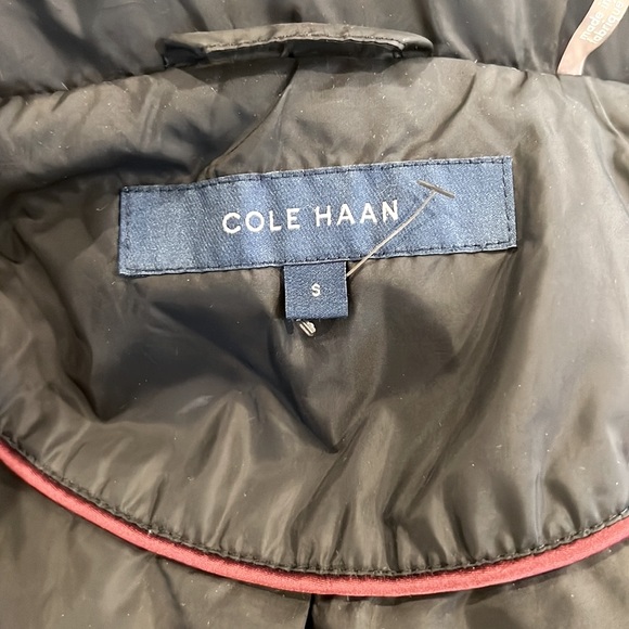 Cole Haan Asymmetrical Pillow Collar Puffer Jacket - Picture 8 of 9